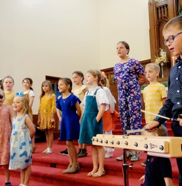 First Protestant Church Kids Singing
